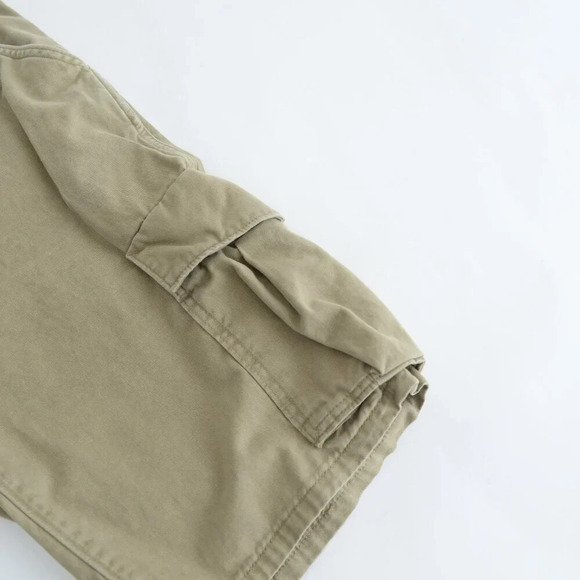 Levi's Tan White Tab Tag 100% Cotton Sku# Wpl 423 Cargo Shorts Size  33 - Picture 3 of 10